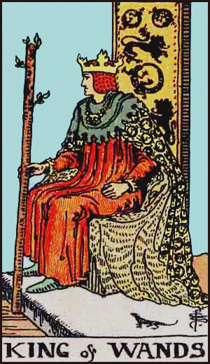 King of Wands Tarot Card
