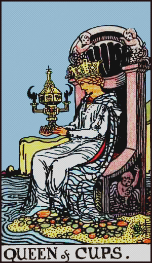 Queen of Cups Tarot Card