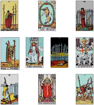 Tarot Readings - the Relationship Spread.