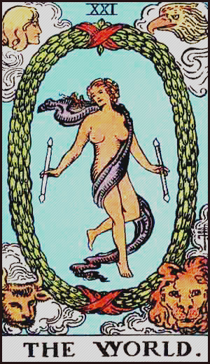 The World Tarot Card