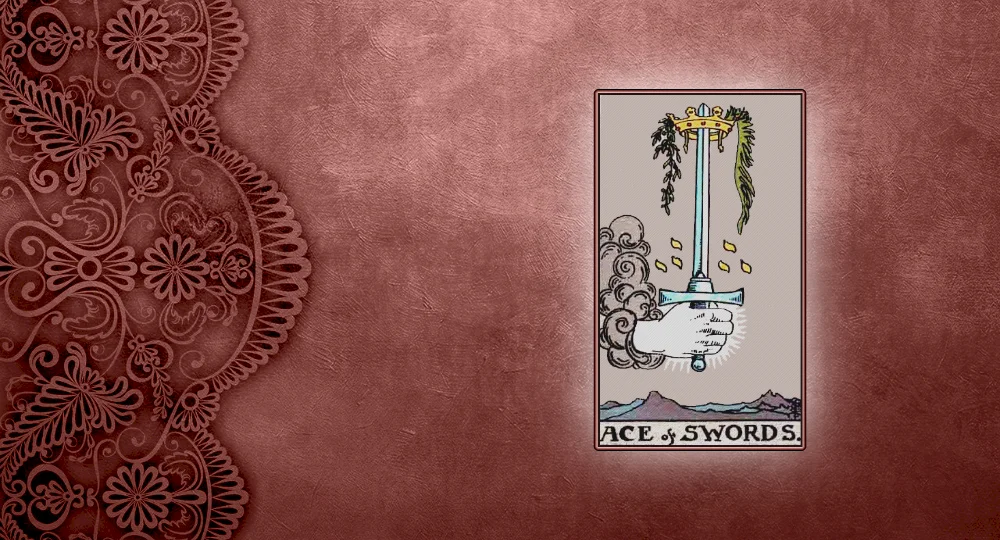 <p>The Ace of Swords in a reading is a strong symbol of mental clarity, truth, and taking action. This card represents the element of air and clears out misunderstanding by giving you sharp insight and intellectual breakthroughs.</p>